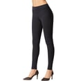 thumbnail image 1 of Hanes Women's Blend Cotton Legging in Black, 1 of 4