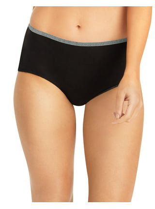 Hanes Premium Women's 4 Pack Cotton Stretch Boyfriend Hipster Underwear, 9  (XXL) Assorted