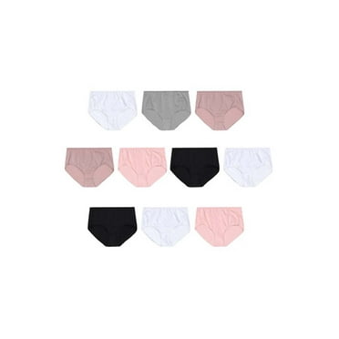 Hanes Women's Breathable Mesh Brief Underwear, 10 Pack