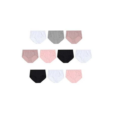 Hanes Women's Breathable Mesh Brief Underwear, 10 Pack