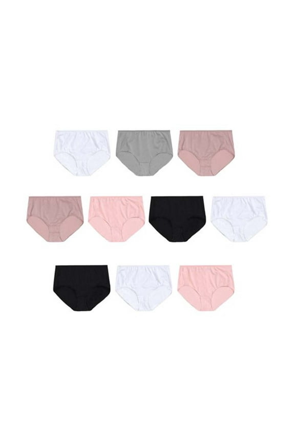 Women's Breathable Mesh Brief Underwear, 10 Pack