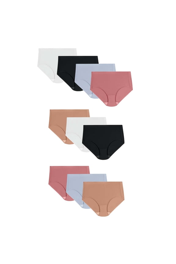 Women's Breathable Mesh Brief Underwear, 10 Pack