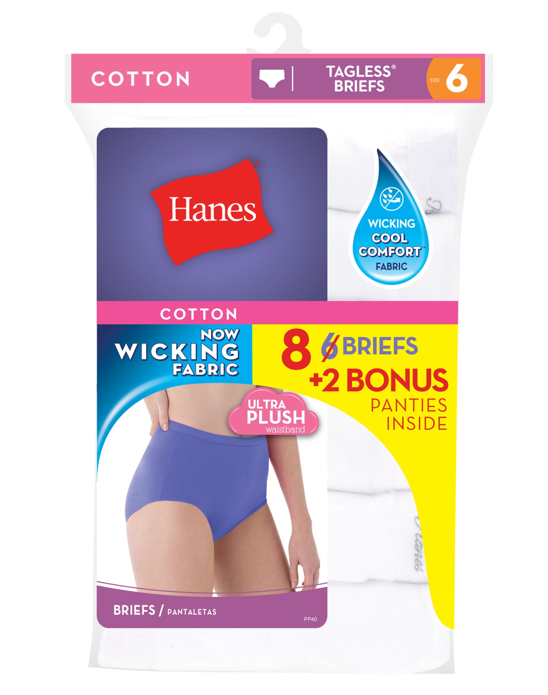 Intimitaly Slip Donna Cotone Pacco da 6 Mutande Donna Elastico Comfort Cotone Nere o Bianche Anti Irritazioni Cotone sulla Pelle 3165 (6 Bianchi, 2/S