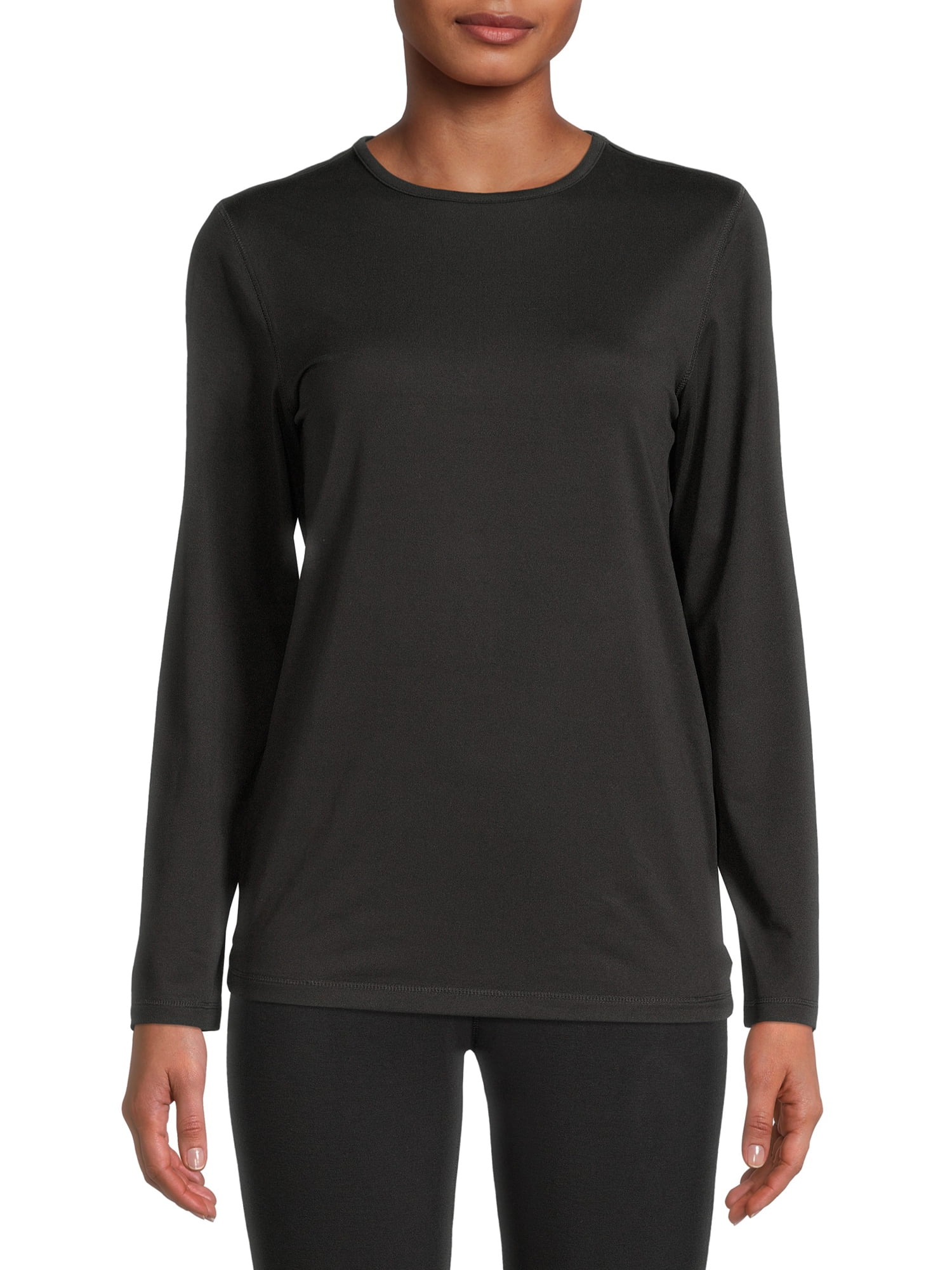 Hanes Women's Brushed Classic Thermal Crewneck