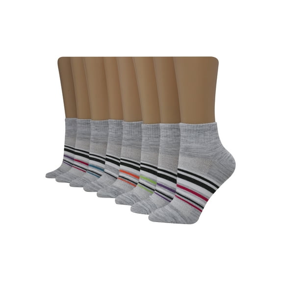 Hanes Women's Comfort Cool Lightweight Ankle 6PK+2