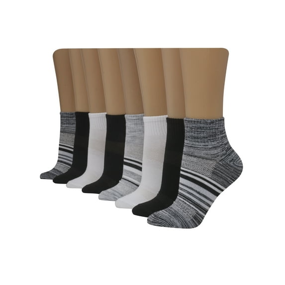 Hanes Women's Comfort Cool Lightweight Ankle 6PK+2