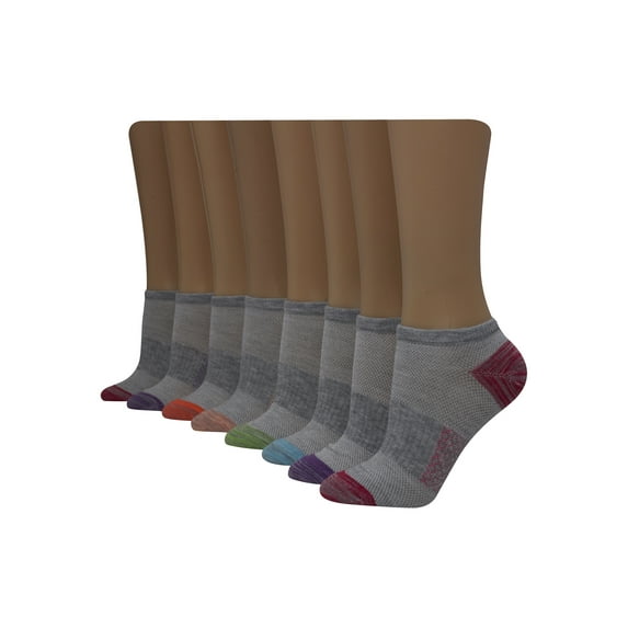 Hanes Women's Comfort Cool Lightweight NoShow 6PK+2