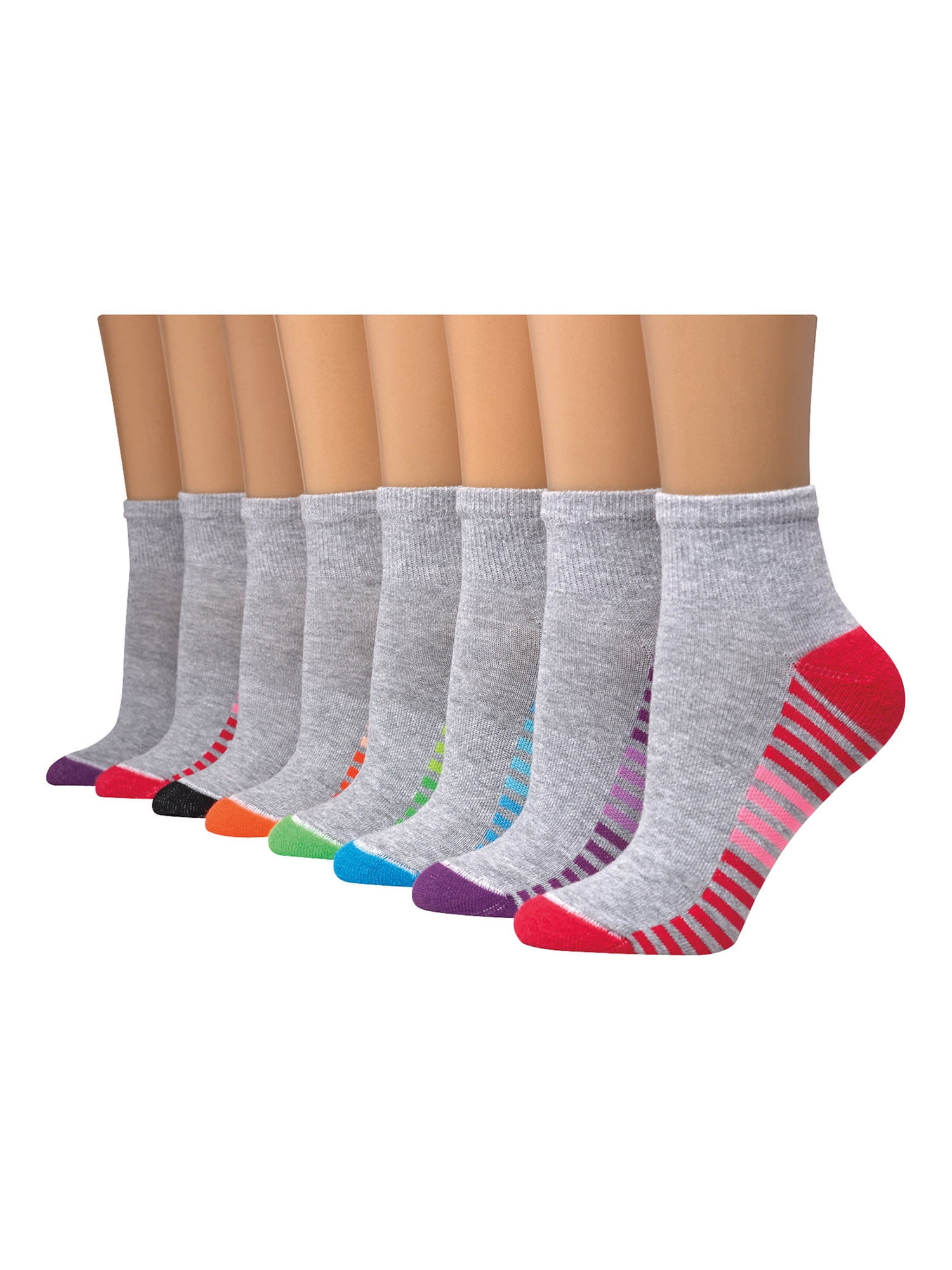 Hanes Women's Comfort Fit Ankle 6PK+2