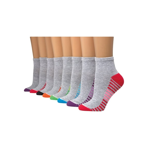 Hanes Women's Comfort Fit Ankle 6PK+2
