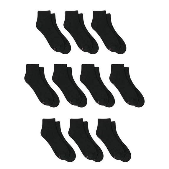 Hanes Women's Comfort Fit Ankle Socks 10-Pack