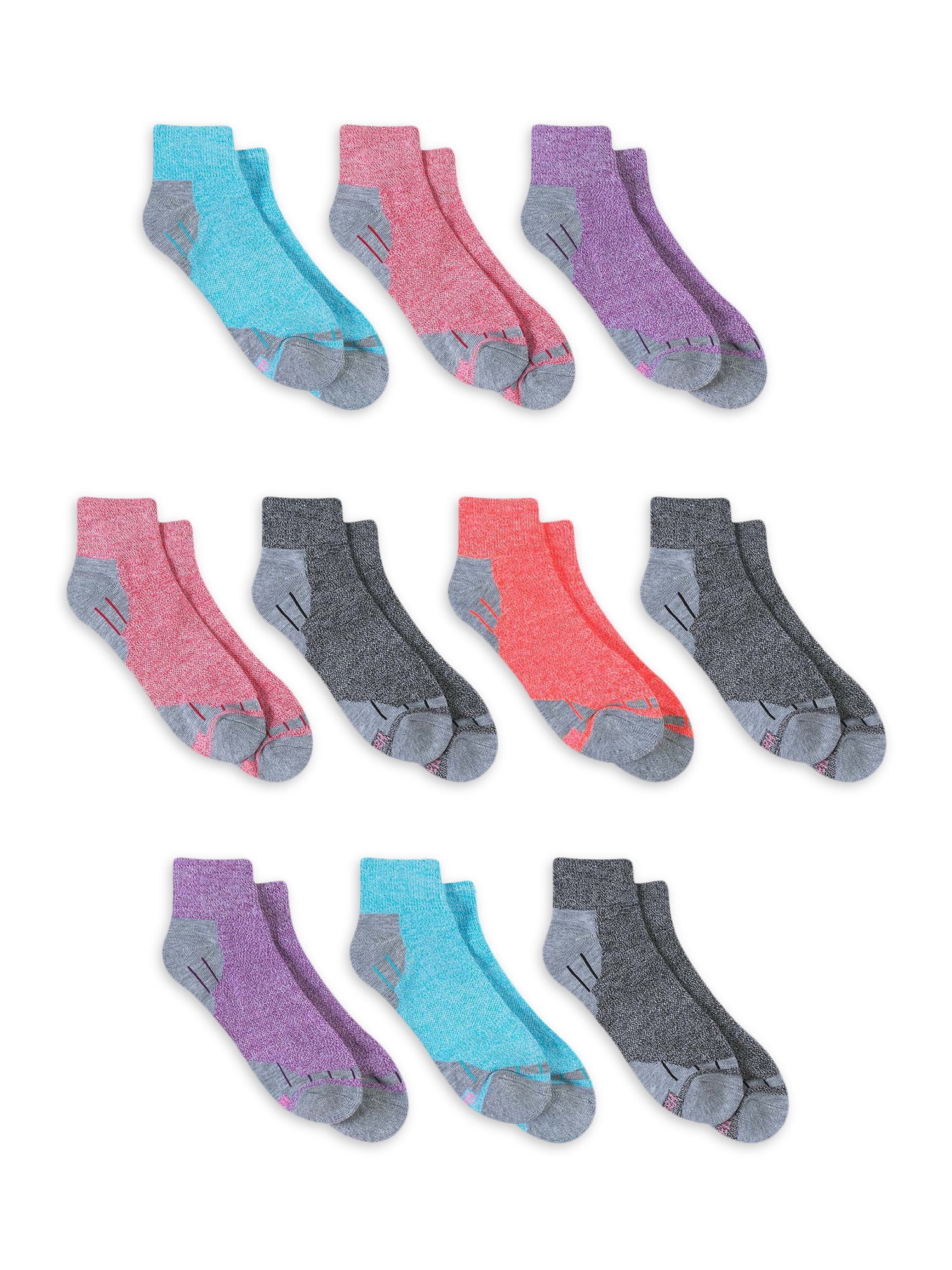 全信頼を寄せる Hanes Comfort X-Temp with 10-pack Women, for Socks Ankle Fit Clothing