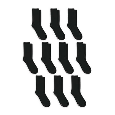 Hanes Women's Comfort Fit Crew Socks 10-Pack