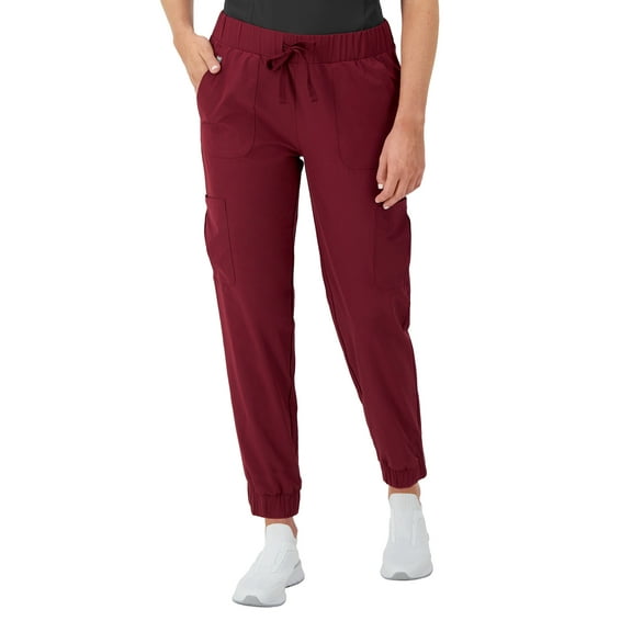 Hanes Womens Scrubs Cargo Joggers, Comfort Fit Healthcare Scrubs for Women