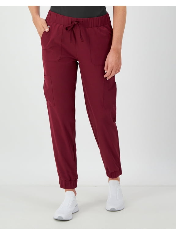 Comfort Fit Scrubs Women's Scrub Joggers Afternoon Burgundy L
