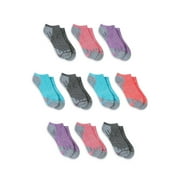 Hanes Women's Comfort Fit No Show Socks, Extended Size 10-pack