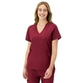 thumbnail image 1 of Hanes Womens Scrubs Healthcare Top, Comfort Fit Moisture-Wicking Stretch Scrubs for Women, 1 of 10