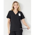 thumbnail image 1 of Hanes Comfort Fit Scrubs Women's Scrub Top New Ebony 2XL, 1 of 11