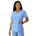 thumbnail image 1 of Hanes Women's Comfort Fit Short Sleeve V-Neck Scrub Top, Style HSW107, Sizes up-to 3XL, 1 of 9