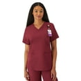 thumbnail image 1 of Hanes Women's Comfort Fit Short Sleeve V-Neck Scrub Top, Style HSW107, Sizes up-to 3XL, 1 of 9