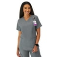 thumbnail image 1 of Hanes Women's Scrubs V-Neck Scrub Top, Comfort Fit, 2 Pockets, Sizes XS-3XL, 1 of 8