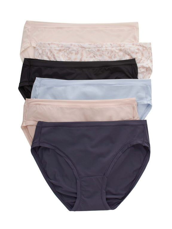 Women's Underwear Set, Microfiber, 6-Pack, Super Stretch Panties