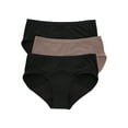 thumbnail image 1 of Hanes Women's Comfort Period Moderate Leak Protection Hipster, 3-Pack, 1 of 9