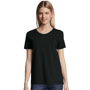 Hanes Women's ComfortSoft Short Sleeve V-Neck Tee (2-pack)