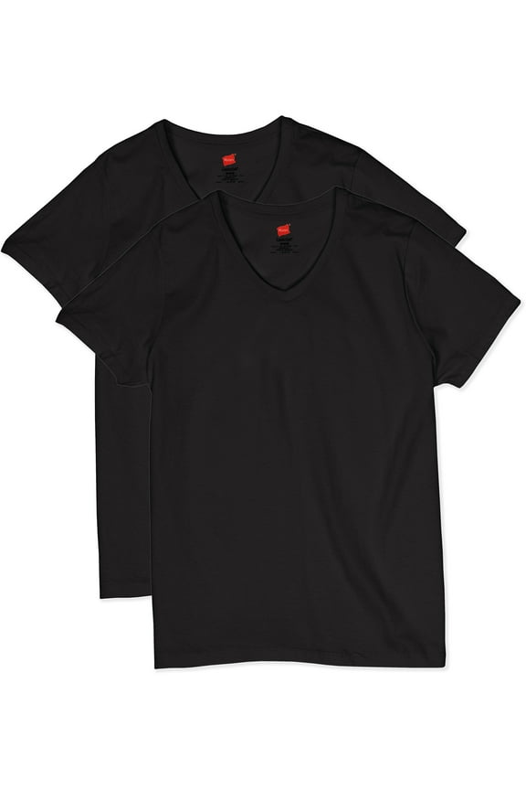 Women's ComfortSoft Short Sleeve V-Neck Tee (2-pack)