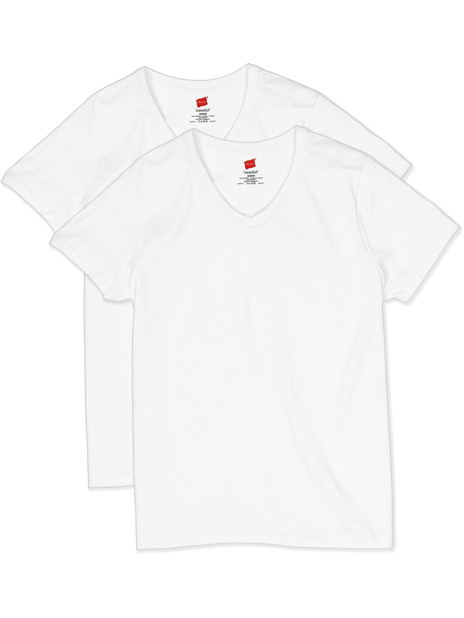 hanes comfortsoft v neck gray