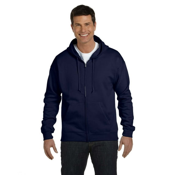 Adult EcoSmart® 50/50 Full-Zip Hooded Sweatshirt