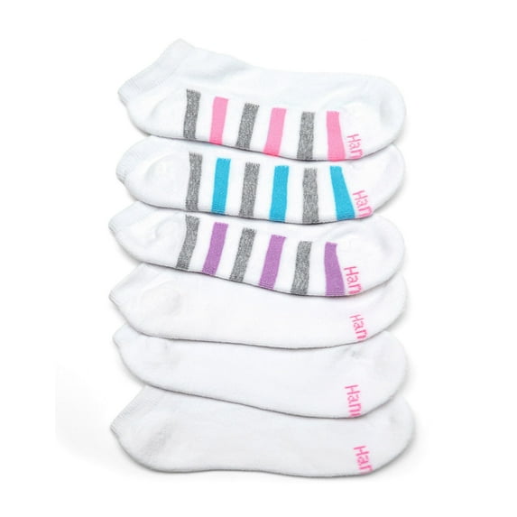 Hanes Women's Comfortblend No Show Socks, 6 Pack