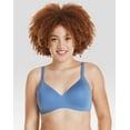 thumbnail image 1 of Hanes Womens No-Show Wireless Bra, Concealing Petals No-Show Bra with Convertible Straps, 1 of 5