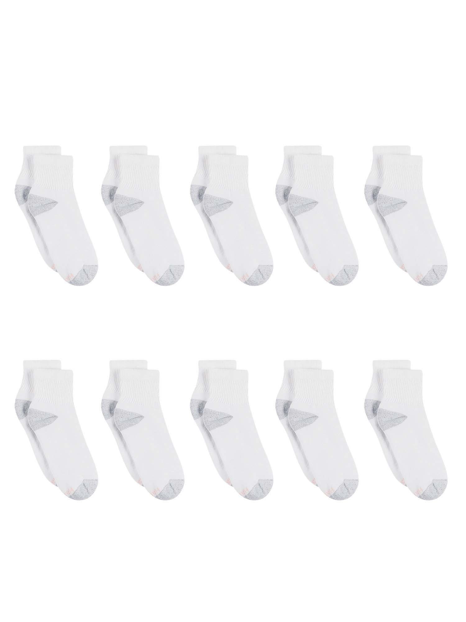 Hanes Women's Cool Comfort Ankle Socks, 20 Pack Bundle
