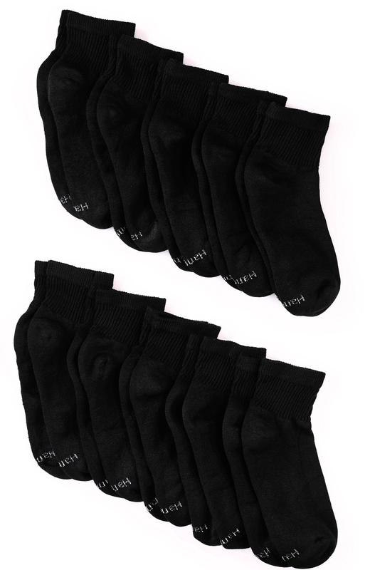 Gold Toe Men's Extended Size Quarter Anklet Socks (6-Pack) – Big & Tall, Cushioned, White Or Black