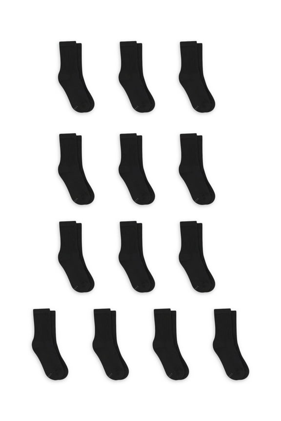 Women's Cool Comfort Crew Socks, 10+3 Bonus Pack