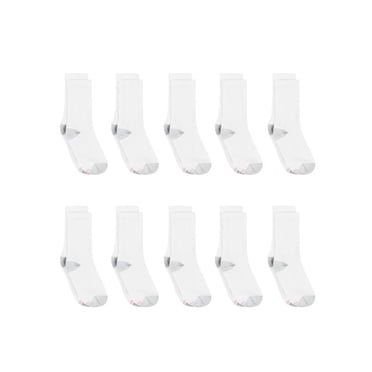 Hanes Women’s Cool Comfort Crew Socks – 14-Pack, Moisture-Wicking, Cushioned, Fits Shoe Sizes 5-9