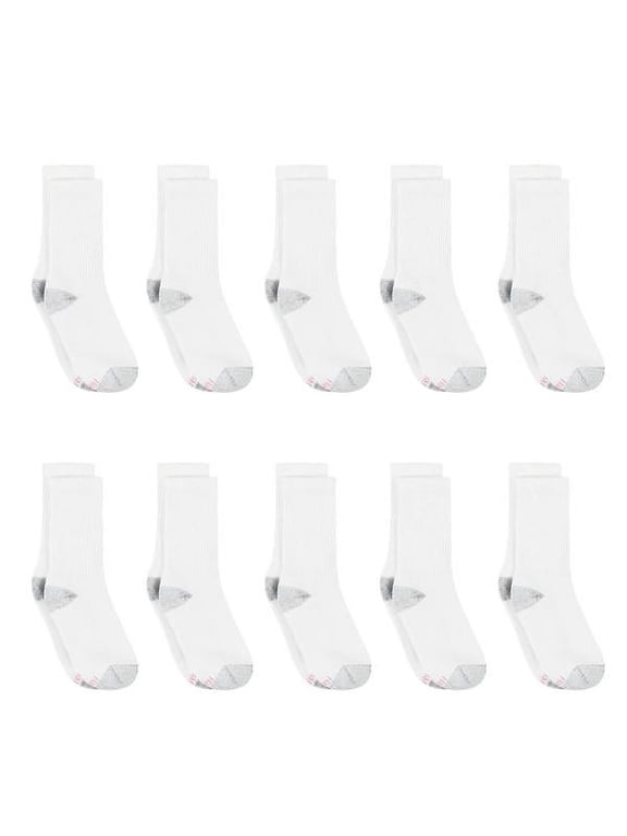 Women's Crew Socks, Cushioned, 10-Pack, Size 5-9