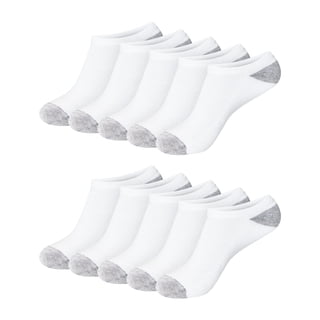 Hanes Women's No Show Socks, Cushioned, 10-Pack, Size 8-12