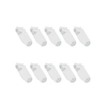 Hanes Women's Cool Comfort No Show Socks, Extended Size 10-Pair Value Pack