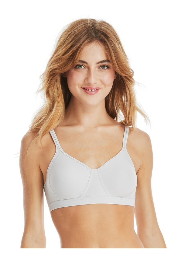 Womens Wireless T-Shirt Bra, Cooling Comfort Convertible Bra, Moisture-Wicking