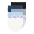 thumbnail image 1 of Hanes Cool Comfort Women's Cotton Hi-Cut Underwear, 6-Pack Assorted 10, 1 of 9