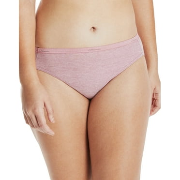 Hanes Cool Comfort Women's Cotton Hi-Cut Underwear, 6-Pack Assorted 10