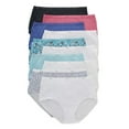 thumbnail image 1 of Hanes Womens Underwear 10-Pack, Full-Coverage Brief Panties, Moisture-Wicking Underwear for Women, 1 of 7