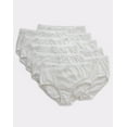 thumbnail image 1 of Hanes Women's Breathable Cotton Brief Underwear, White or Assorted, 10-Pack 8, 1 of 7