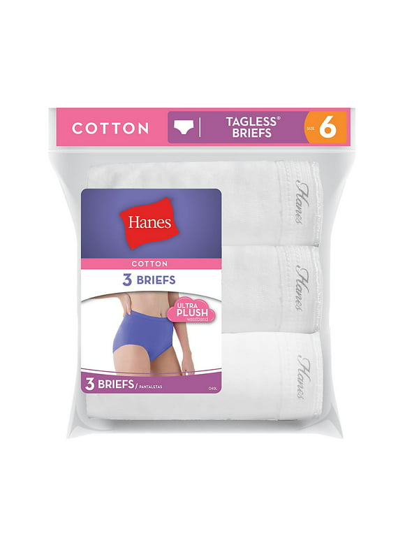 Hanes Women's Cotton Briefs - D40LWH