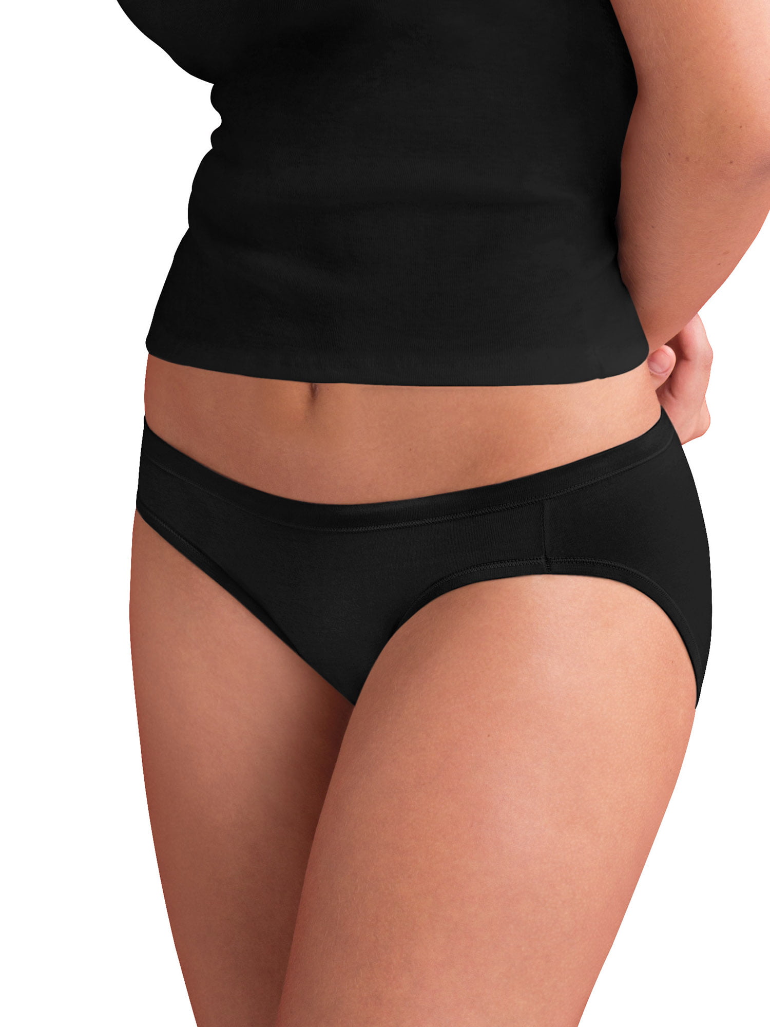 Wealurre Women's Cotton Stretch Bikini Panties Breathable Underwear 6 Pack (1801S,Black) at  Women's Clothing store