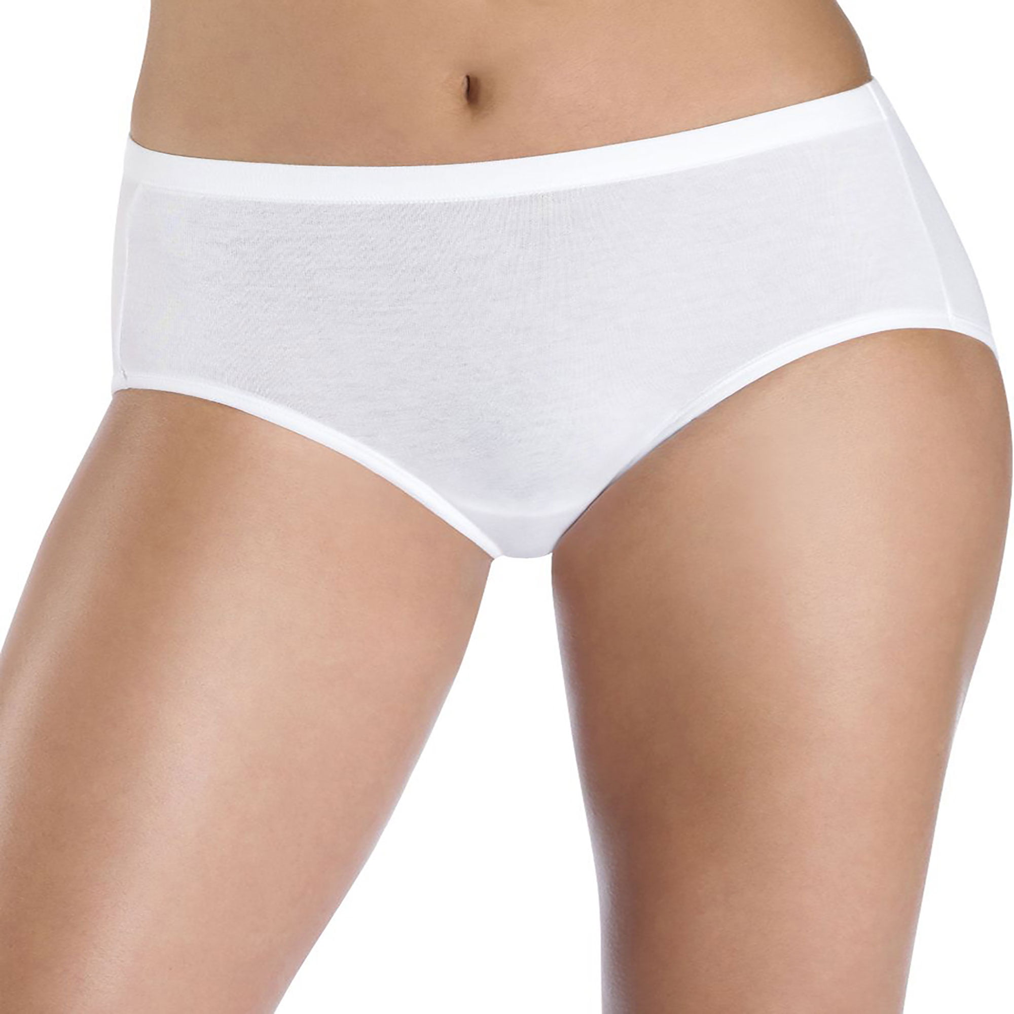 ET39AS-Hanes Women's Cotton Stretch Low Rise Brief with
