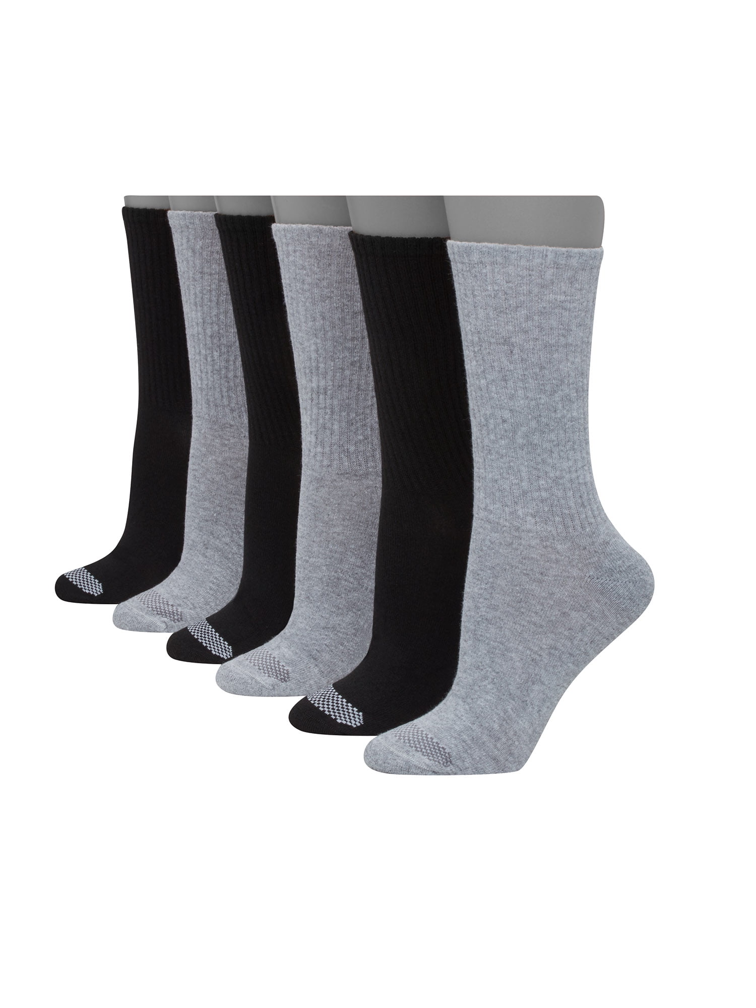 Hanes Women's Crew Socks, 6pk