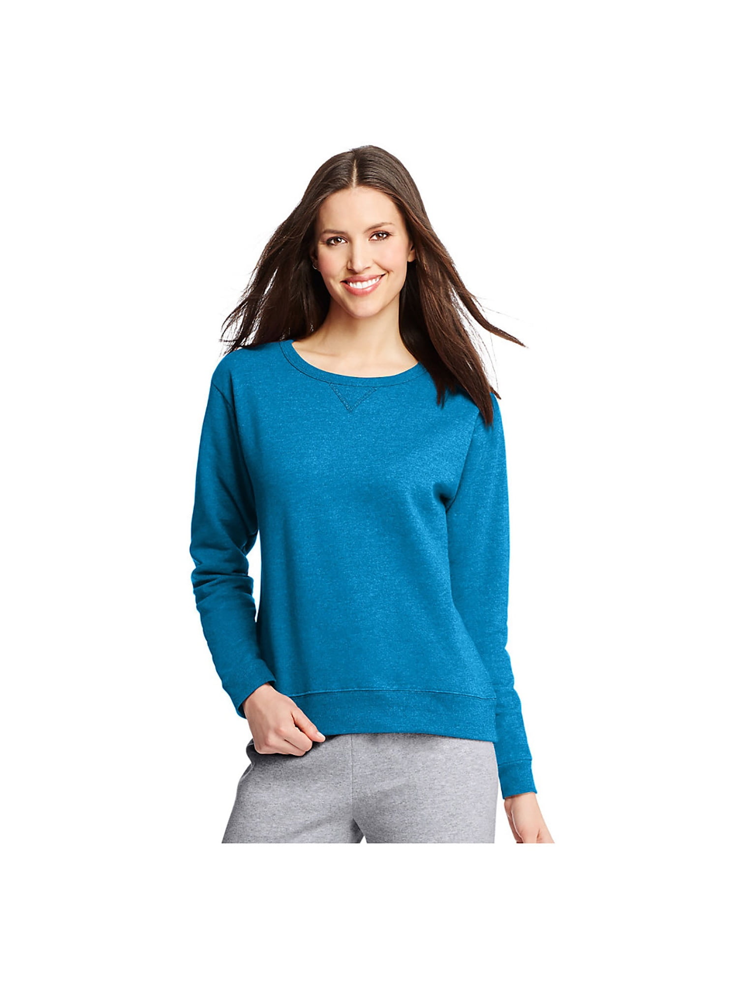 Hanes Women's Womens Crewneck Hanes Women's Long-Sleeve