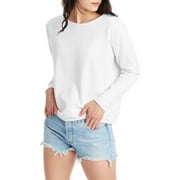 HANES Women’s EcoSmart Cotton-Blend Fleece Crewneck Sweatshirt